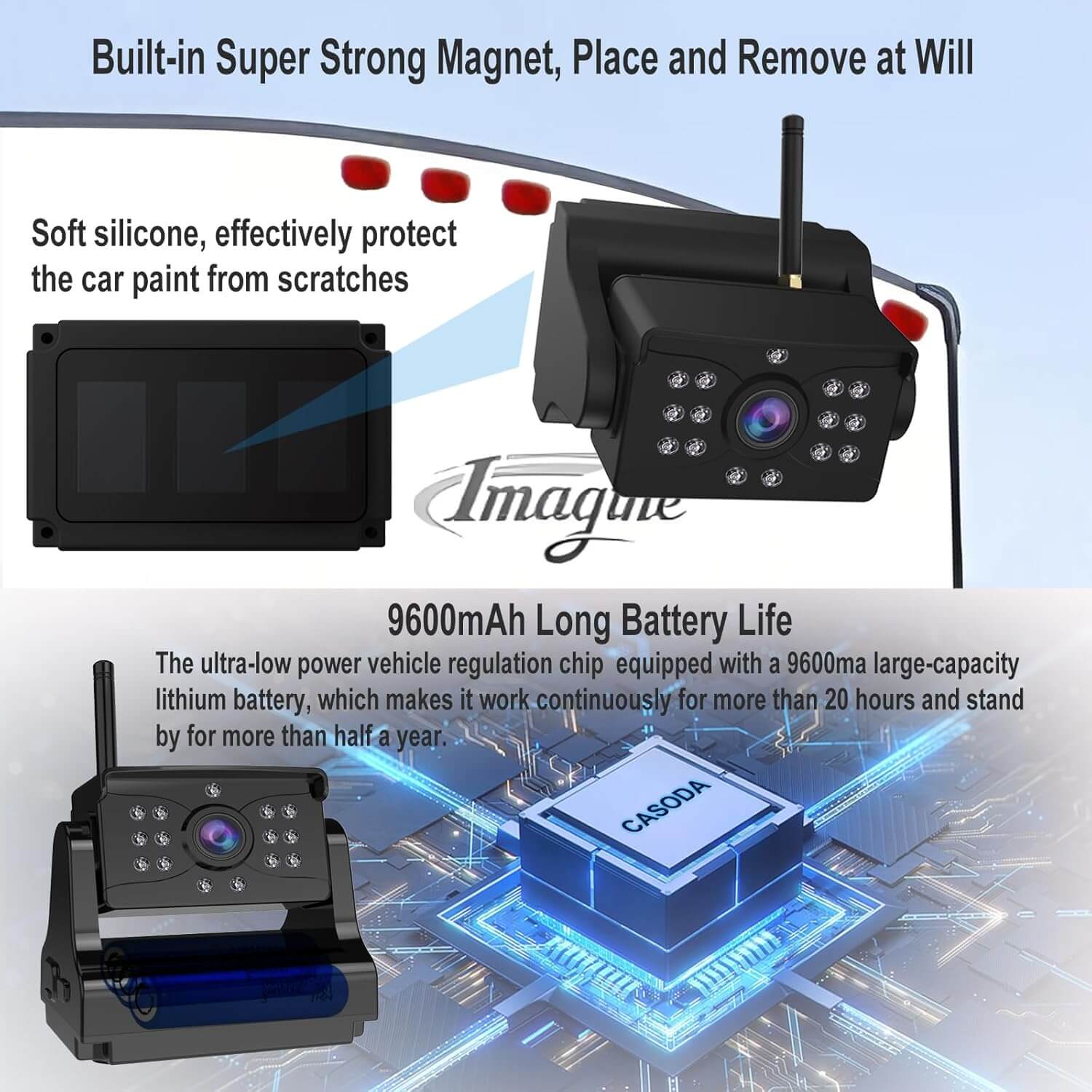 Heightened anti-rust roof rack cargo basket by Racketon installed on a white SUV driving along the coast for travel and camping.